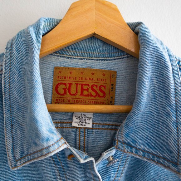 Guess Kid's Blue Jeans Jacket - Picture 5 of 5